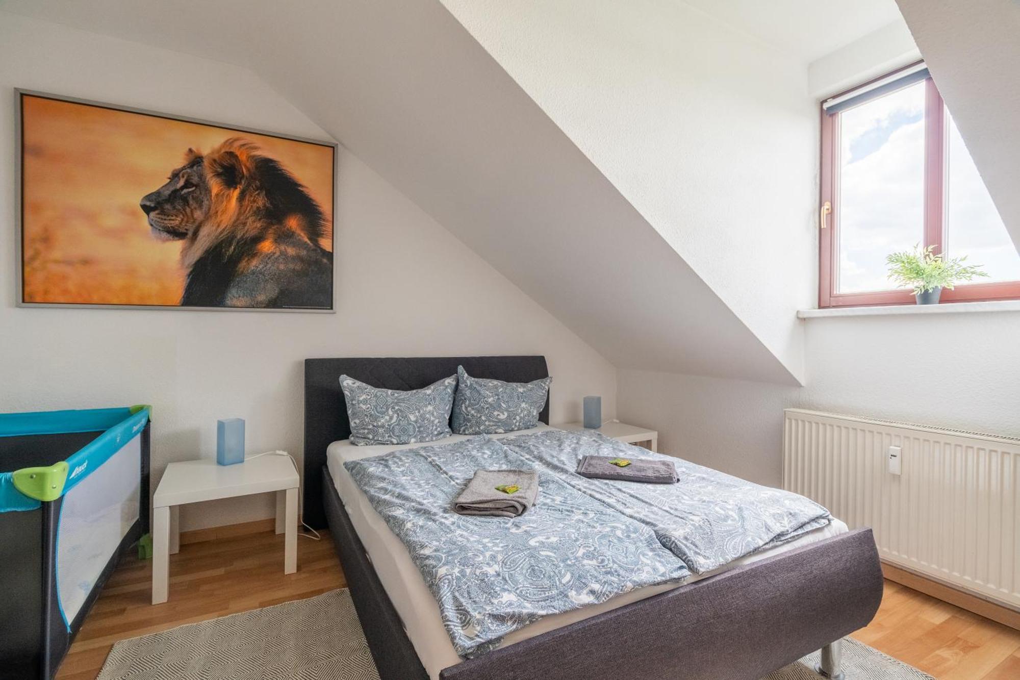 Gemuetliche Dachgeschosswohnung -Waldstrassenviertel Leipzig Eksteriør bilde