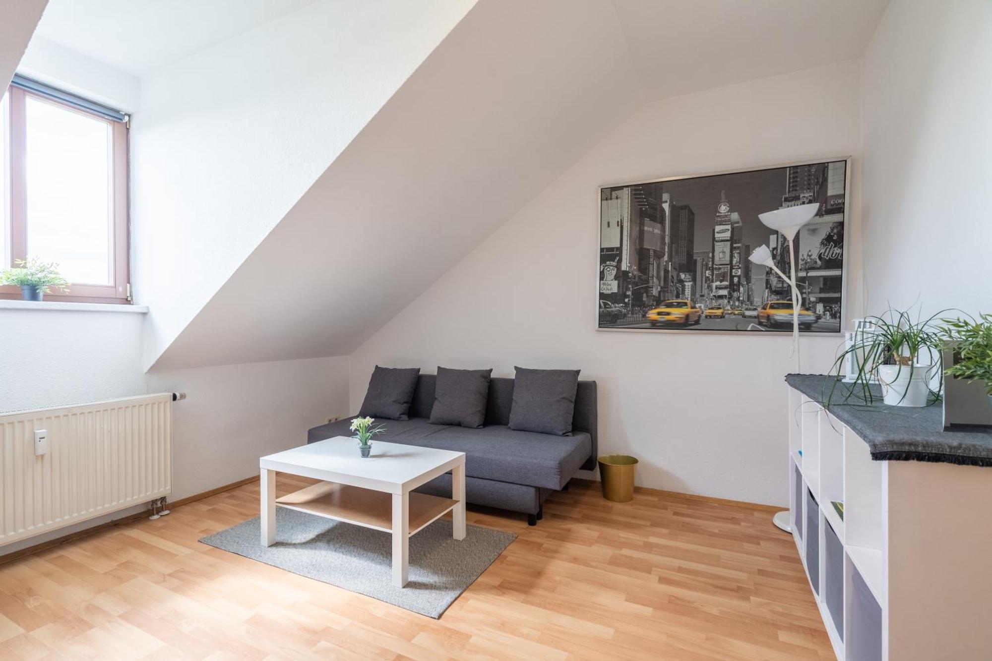 Gemuetliche Dachgeschosswohnung -Waldstrassenviertel Leipzig Eksteriør bilde